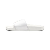 Slides — 'God, Money, Power' Graphic Removable-Strap Sandals