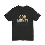 God Money Power T-Shirt — Bold Faith & Hustle Graphic Tee