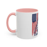 God, Money, Power Coffee Mug — Patriotic Street Art Accent Mug (11/15oz)