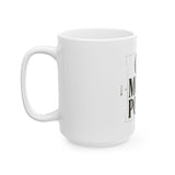 God Money Power Ceramic Mug — Inspirational Faith & Wealth Quote Coffee Cup (11oz/15oz)