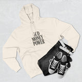God Money Power Hoodie — Minimalist Inspirational Graphic Hoodie