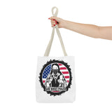 Patriotic 'God Money Power' Tote Bag - Americana Streetwear Canvas Tote