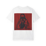 Jesus with Mask T-Shirt — "God Money Power" Graphic Tee
