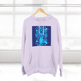 Hoodie - 'God Money Power' Graphic Fleece Pullover