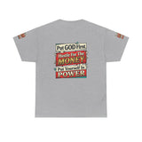 Put GOD First Hustle For The MONEY Tee - Faith & Motivation Graphic T-Shirt