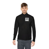 Quarter-Zip Pullover — Retro Boxing Saint Graphic