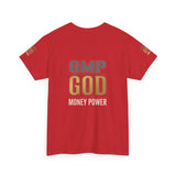 GMP GOD Money Power T-Shirt — Bold Gold Logo Tee