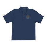 Embroidered Floral 'Love Grows' Polo Shirt