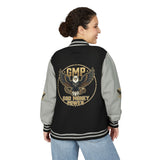 Letterman Jacket — GMP God Money Power Eagle Retro Varsity Jacket