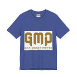 GMP "God Money Power" Graphic Tee — Inspirational Faith & Prosperity Shirt