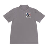 Patriotic 'God Money Power' Polo — Mens Flag Graphic Sport Polo