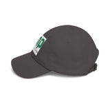 GMP 'God Money Power' Embroidered Classic Dad Cap — White Adjustable Baseball Hat