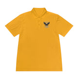 Eagle Logo Polo Shirt — "God Money Power (GMP)" Chest & Back Athletic Polo