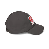 God Money Power Dad Cap – White Embroidered GMP Baseball Hat