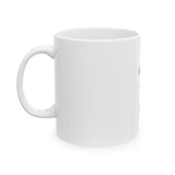 Money Is Power Ceramic Mug – Graphic Quote Coffee Cup