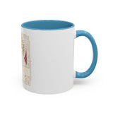 God Money Power Pyramid Accent Coffee Mug — Inspirational Wealth & Faith Ceramic Mug