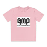 GMP "God Money Power" Youth Tee — Inspirational Christian Logo T-Shirt