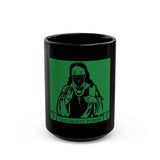 God Money Power Black Mug — Religious Urban Icon Coffee Cup (11oz/15oz)