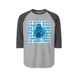 God Money Power Graphic Raglan Shirt