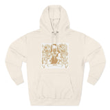 Hoodie — 'God, Money, Power' Vintage Crest Graphic Pullover
