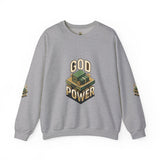 God Power Crewneck Sweatshirt – Faith-Inspired Graphic Pullover