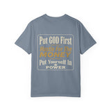 Put GOD First Hustle For The MONEY Graphic T-Shirt