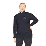 Quarter-Zip Pullover — "GMP GOD" Inspirational Zip-Up Sweatshirt