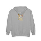 GMP "God Money Power" Zip Hoodie – Gold Lion Emblem Full‑Zip Sweatshirt