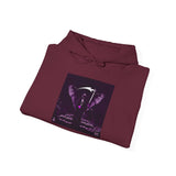Angel Of Death Hoodie — Purple Gothic Angel Graphic Sweatshirt