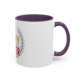 God Money Power Accent Coffee Mug — Inspirational Faith & Success Ceramic Mug (11/15oz)