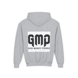 GMP 'God Money Power' Youth Hoodie — Bold Graphic Religious Streetwear