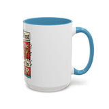 Put GOD First Hustle For The MONEY Accent Coffee Mug — Motivational Faith & Success Gift (11/15 oz)