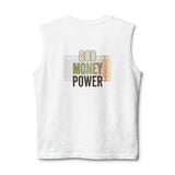 God Money Power Muscle Tank — Faith & Hustle Graphic Tank Top