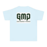Youth Tee — "GMP (God Money Power)" Graphic Logo Kids Shirt