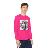 Youth Long Sleeve Tee — "GMP" Good Money Power Circular Logo