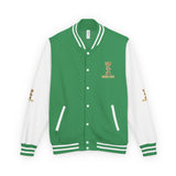 Letterman Jacket — "Champion King" Trophy Crest Varsity Jacket
