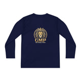 Youth Long Sleeve Tee — Gold Lion 'GMP' Athletic Team Shirt