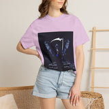 Angel Of Death- Reaper Angel Graphic T-Shirt – Dark Gothic Scythe Design