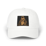 Dad Cap — Vintage Religious Icon Embroidered Hat (Sacred Bones Prayer)
