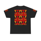 Surf Saint T‑Shirt — Vintage Palm Beach Vibes ("Our Savior Protects" Banner)