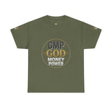 GMP GOD Money Power Tee — Bold Faith & Prosperity Graphic T-Shirt