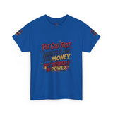 Inspirational Graphic Tee — "Put God First, Hustle for the Money, Put Yourself in Power"