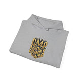 GMP "Good Money Power" Hoodie — Retro 3D Gold Logo Pullover