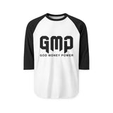 Raglan Shirt — GMP (God Money Power) Logo Baseball Tee