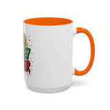 God Money Power Accent Coffee Mug — Bold Motivational Religious Coffee Cup (11/15oz)