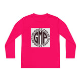 Youth Long Sleeve Tee — "GMP" Good Money Power Circular Logo