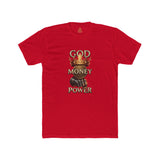 God Money Power Tee — Bold Faith & Hustle Graphic T-Shirt
