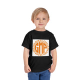 GMP God Money Power Toddler Tee — Orange Logo Kids T‑Shirt