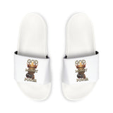 Men's Graphic Slide Sandals — 'God, Money, Power' Urban Logo
