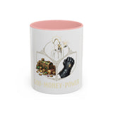 Magic & Wealth Accent Coffee Mug — "Gold Money Power" Alchemy Design (11/15 oz)